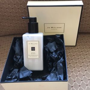 Jo Malone Orange Blossom body and hand lotion open